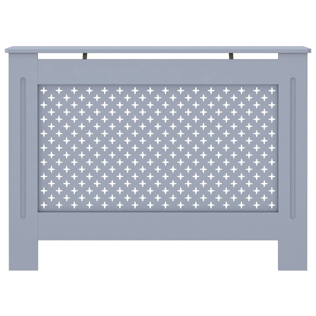 VidaXL Radiatorombouw 112x19x81 cm MDF antraciet