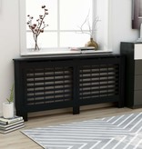 VidaXL Radiatorombouw 172x19x81 cm MDF zwart