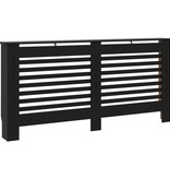 VidaXL Radiatorombouw 172x19x81 cm MDF zwart