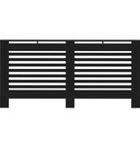 VidaXL Radiatorombouw 172x19x81 cm MDF zwart