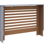 vidaXL Radiatorombouw 112x19x81 cm MDF antraciet