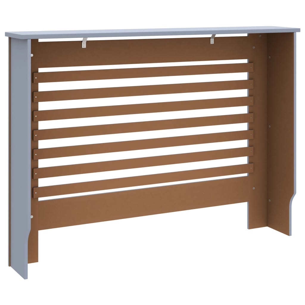 vidaXL Radiatorombouw 112x19x81 cm MDF antraciet