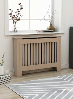 vidaXL Radiatorombouw 112x19x81 cm MDF