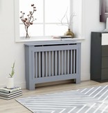 VidaXL Radiatorombouw 112x19x81 cm MDF antraciet