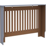 VidaXL Radiatorombouw 112x19x81 cm MDF antraciet