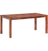 VidaXL Eettafel 180x90x76 cm massief sheeshamhout