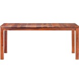 VidaXL Eettafel 180x90x76 cm massief sheeshamhout
