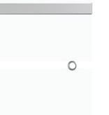 vidaXL Schuifdeur 90x205 cm ESG-glas en aluminium zilverkleurig