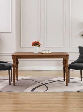 VidaXL Eetkamerstoelen 2 st stof grijs