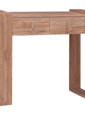 VidaXL Wandtafel 90x35x75 cm massief teakhout