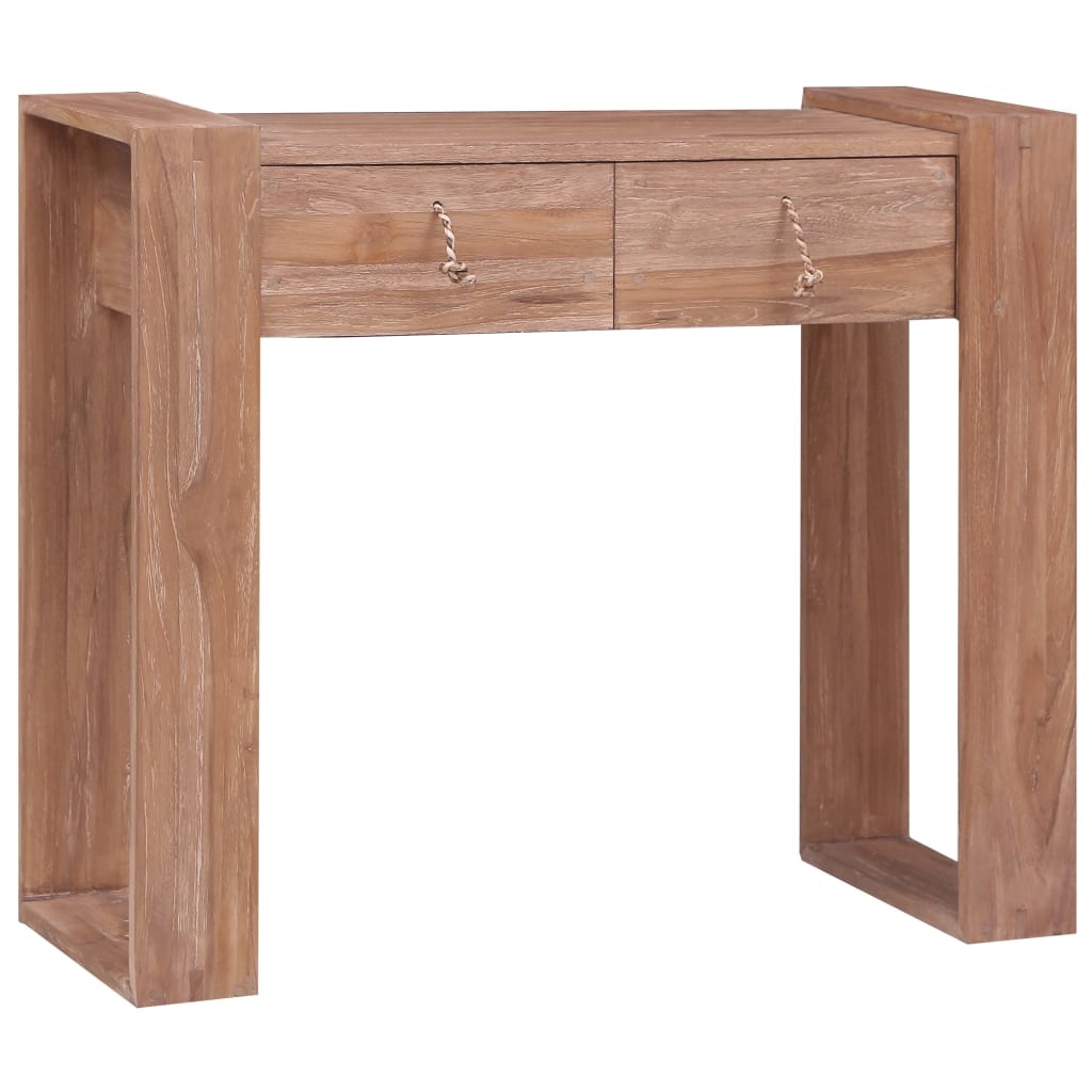 VidaXL Wandtafel 90x35x75 cm massief teakhout