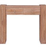 VidaXL Wandtafel 90x35x75 cm massief teakhout
