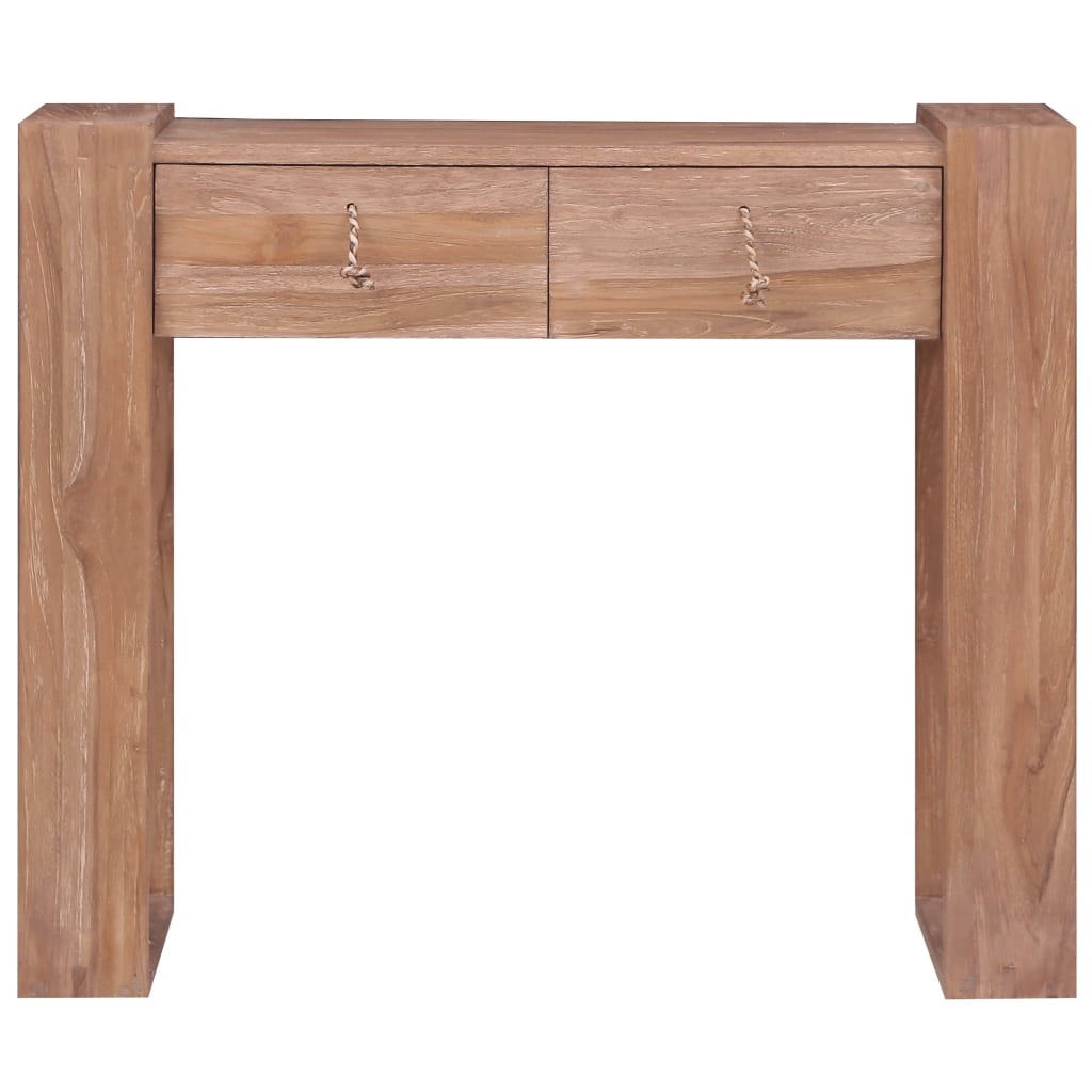 VidaXL Wandtafel 90x35x75 cm massief teakhout