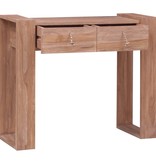 VidaXL Wandtafel 90x35x75 cm massief teakhout