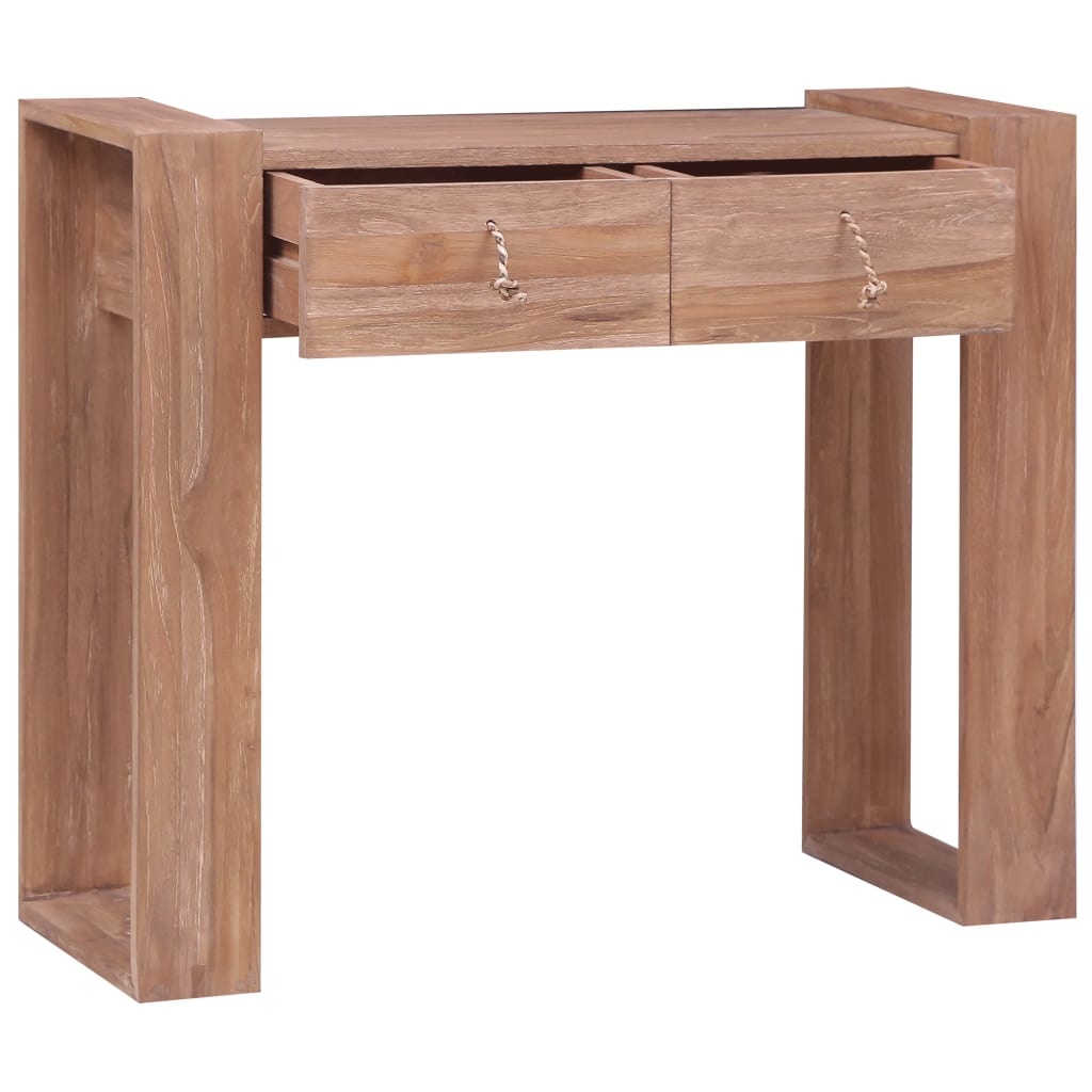 VidaXL Wandtafel 90x35x75 cm massief teakhout