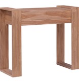 VidaXL Wandtafel 90x35x75 cm massief teakhout