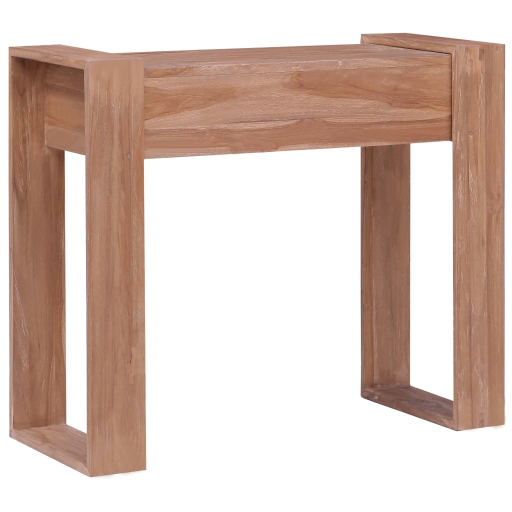 VidaXL Wandtafel 90x35x75 cm massief teakhout
