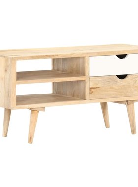 vidaXL Tv-meubel 90x35x45 cm massief mangohout