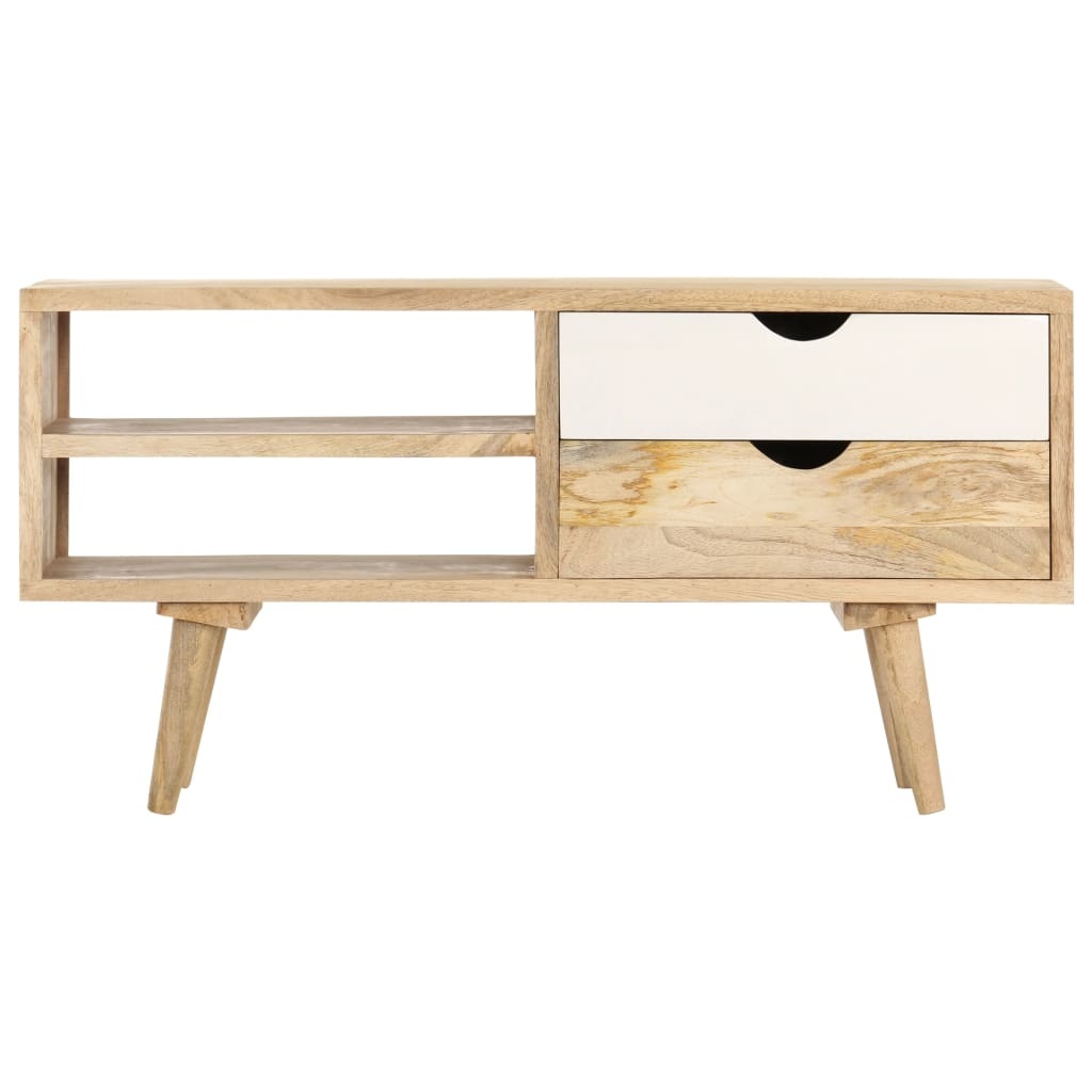 vidaXL Tv-meubel 90x35x45 cm massief mangohout