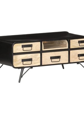 VidaXL Salontafel 100x50x40 cm massief mangohout