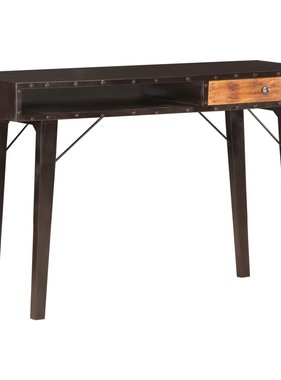 VidaXL Wandtafel 118x35x76 cm massief gerecycled hout