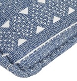 VidaXL Zitzak stof patchwork indigo
