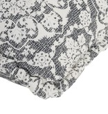 VidaXL Zitzak stof patchwork lichtgrijs