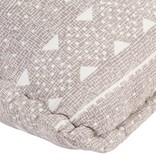 VidaXL Zitzak stof patchwork lichtbruin