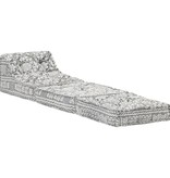 VidaXL Loungebank modulair stof lichtgrijs