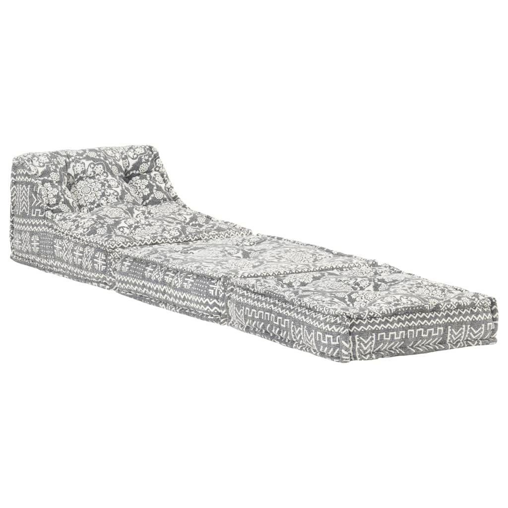 VidaXL Loungebank modulair stof lichtgrijs