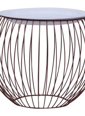 VidaXL Salontafel  Ø 51 cm goudkleurig