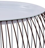 VidaXL Salontafel  Ø 51 cm goudkleurig
