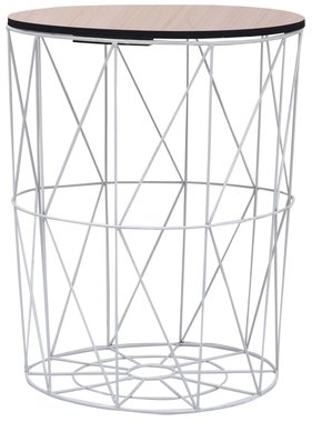 VidaXL Salontafel  Ø 47 cm wit