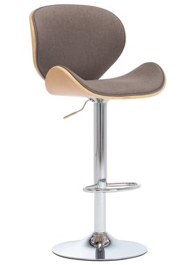 VidaXL Barstoel stof taupe