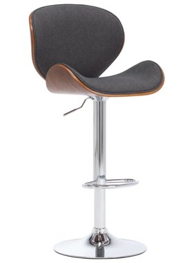 VidaXL Barstoel stof grijs