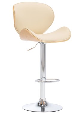 VidaXL Barstoel kunstleer crème