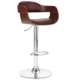VidaXL Barstoel kunstleer bruin
