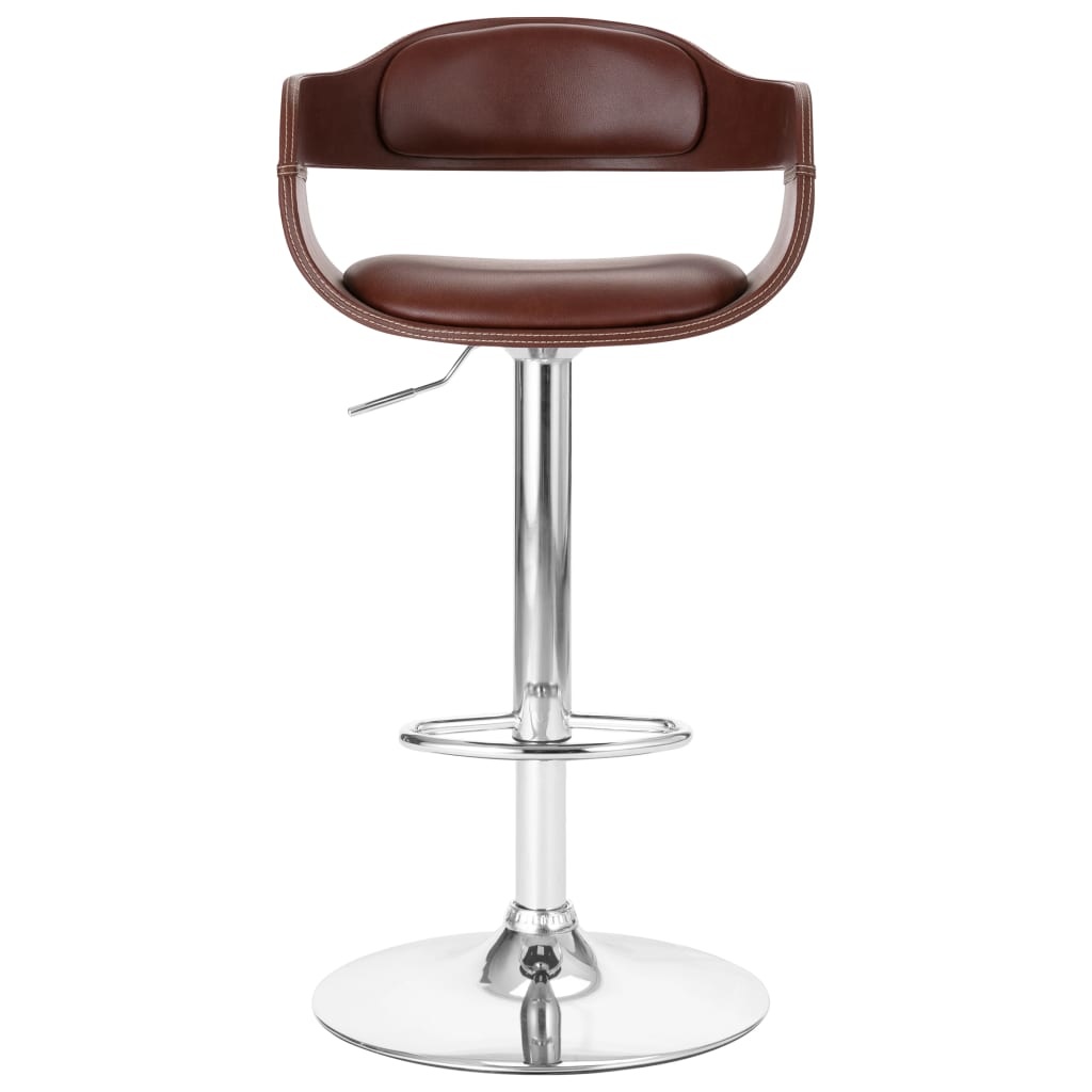 VidaXL Barstoel kunstleer bruin