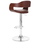 VidaXL Barstoel kunstleer bruin