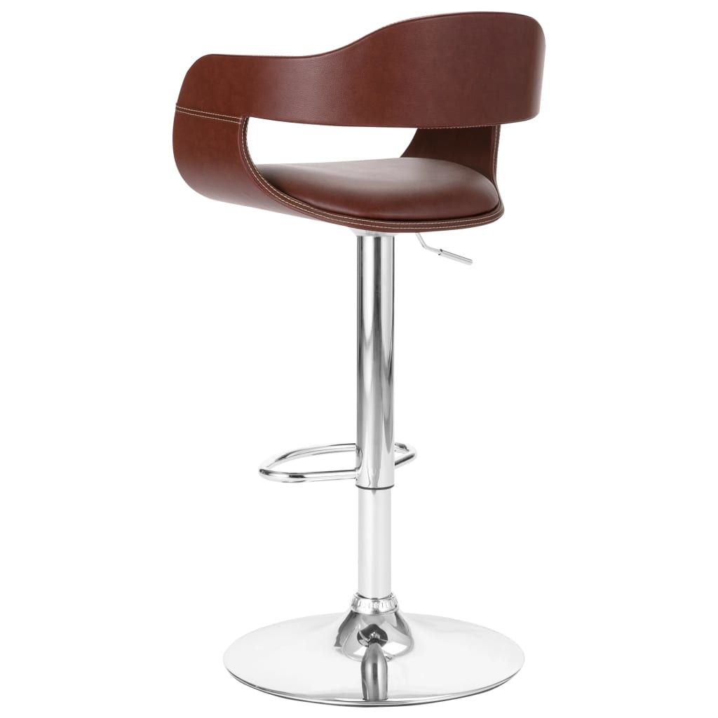 VidaXL Barstoel kunstleer bruin
