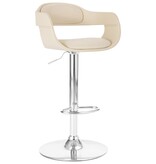 VidaXL Barstoel kunstleer wit