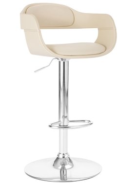 VidaXL Barstoel kunstleer wit