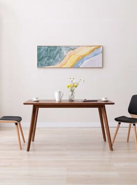 VidaXL Eetkamerstoelen 2 st kunstleer zwart