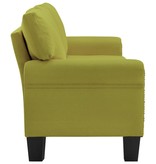 VidaXL Driezitsbank stof groen