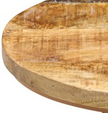 VidaXL Barkrukken 4 st ruw mangohout