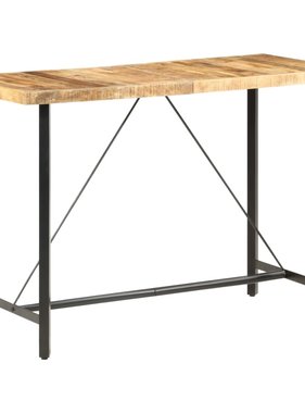 VidaXL Bartafel 150x70x107 cm ruw mangohout