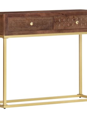 VidaXL Wandtafel 90x30x75 cm massief mangohout