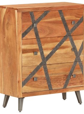 VidaXL Dressoir 60x30x75 cm massief acaciahout