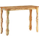 VidaXL Wandtafel 110x40x76 cm massief gerecycled hout