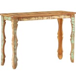 VidaXL Wandtafel 110x40x76 cm massief gerecycled hout